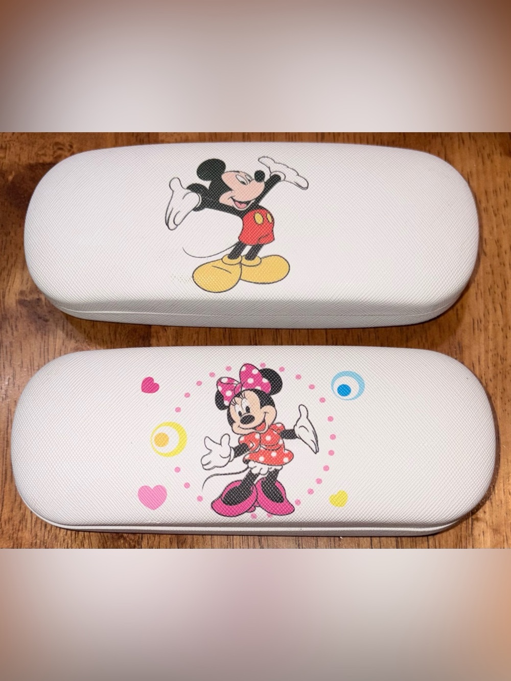 Disney Hard Sided Glasses Cases - Mickey & Minnie - EUC